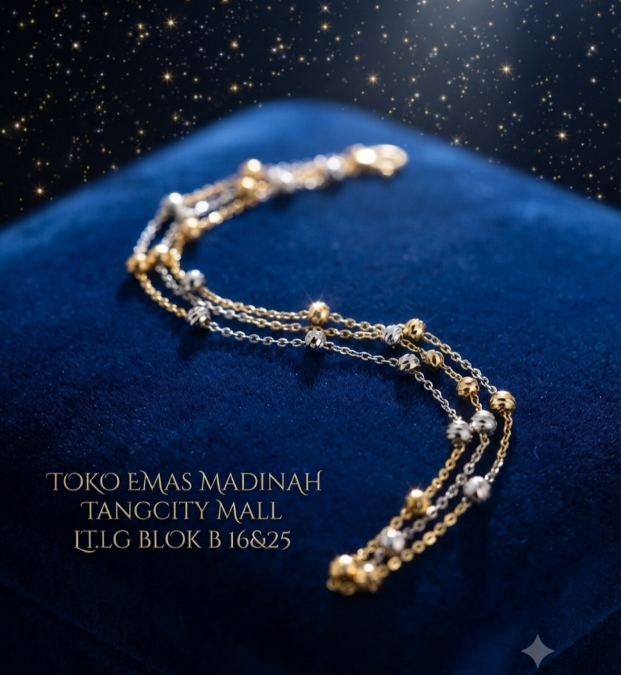 GELANG R JEDAR 3 LAYER KOMBINASI