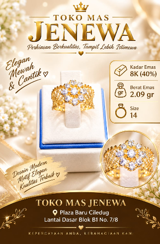 CINCIN BUNGA JARING KOM