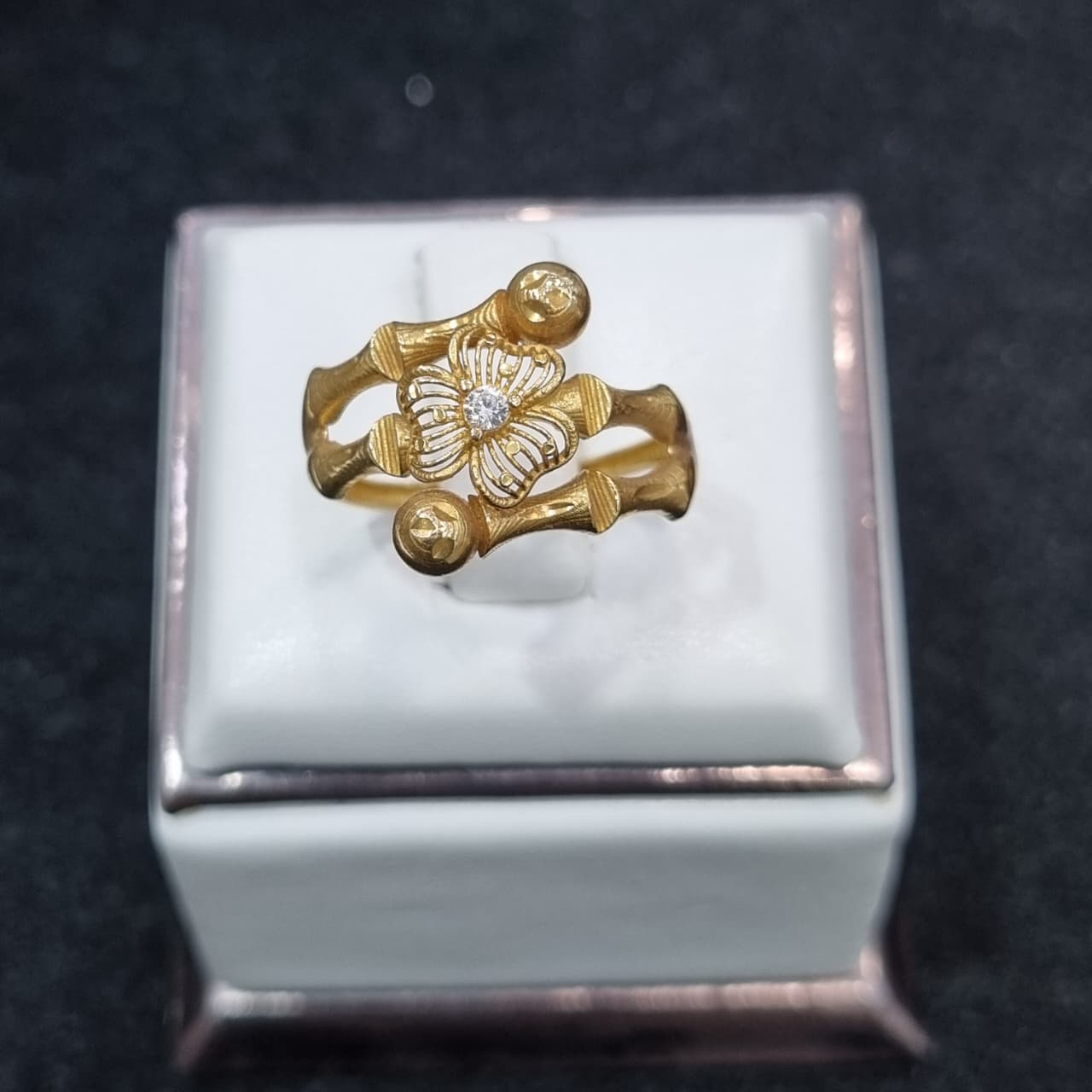 CINCIN BUNGA UKIR 3 RING