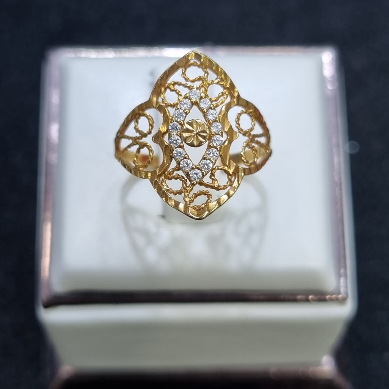 CINCIN WAJIK BUNGA UKIR MATA