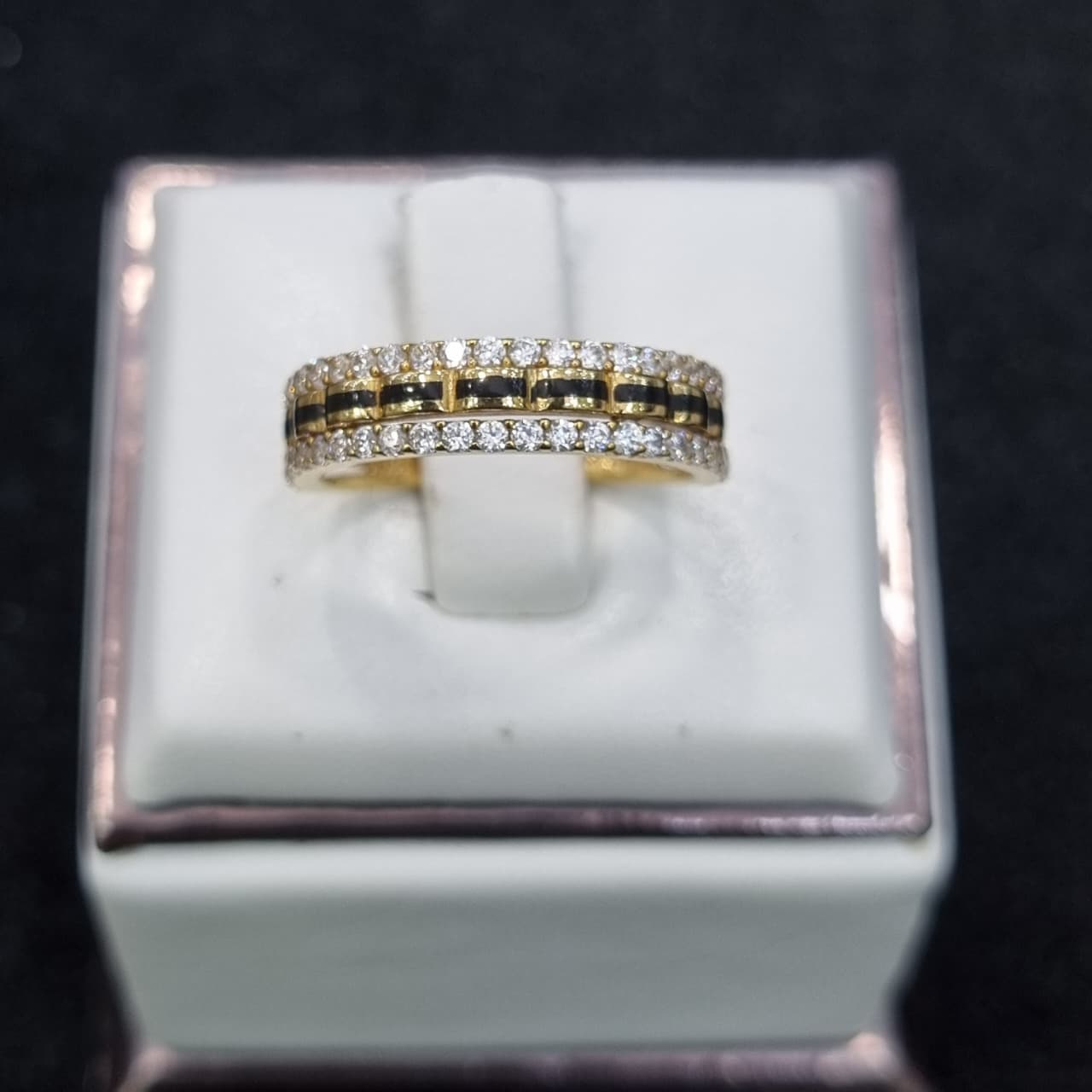 CINCIN 2 LISTRING CAT HITAM