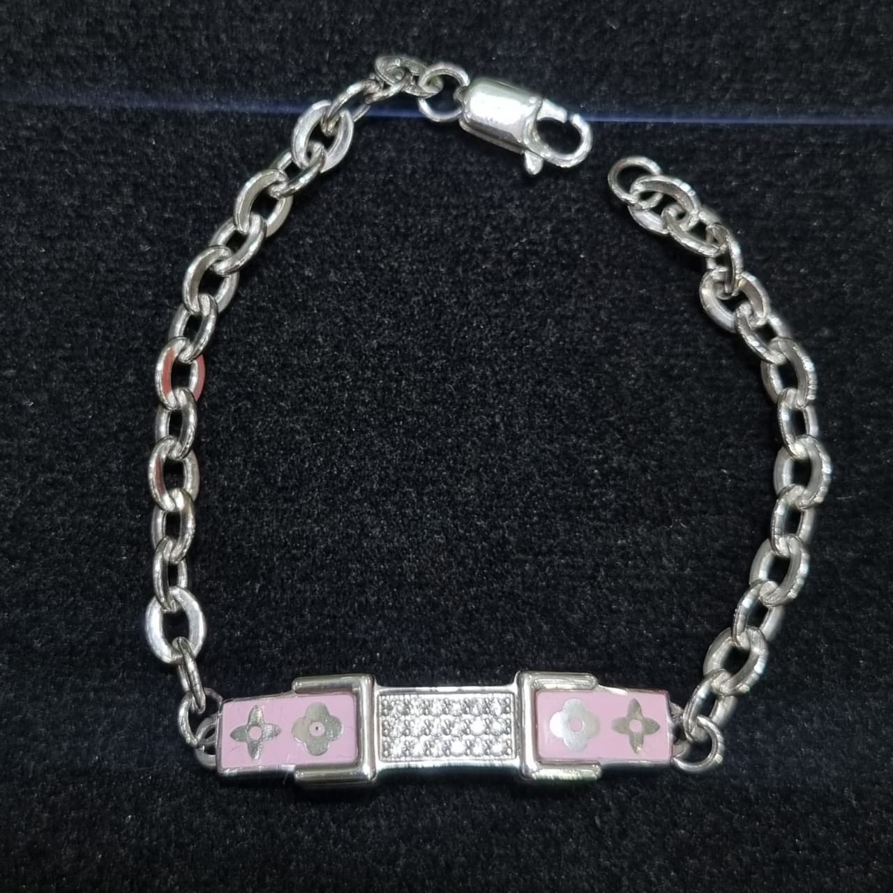 GELANG PLAT CAT PINK NORI