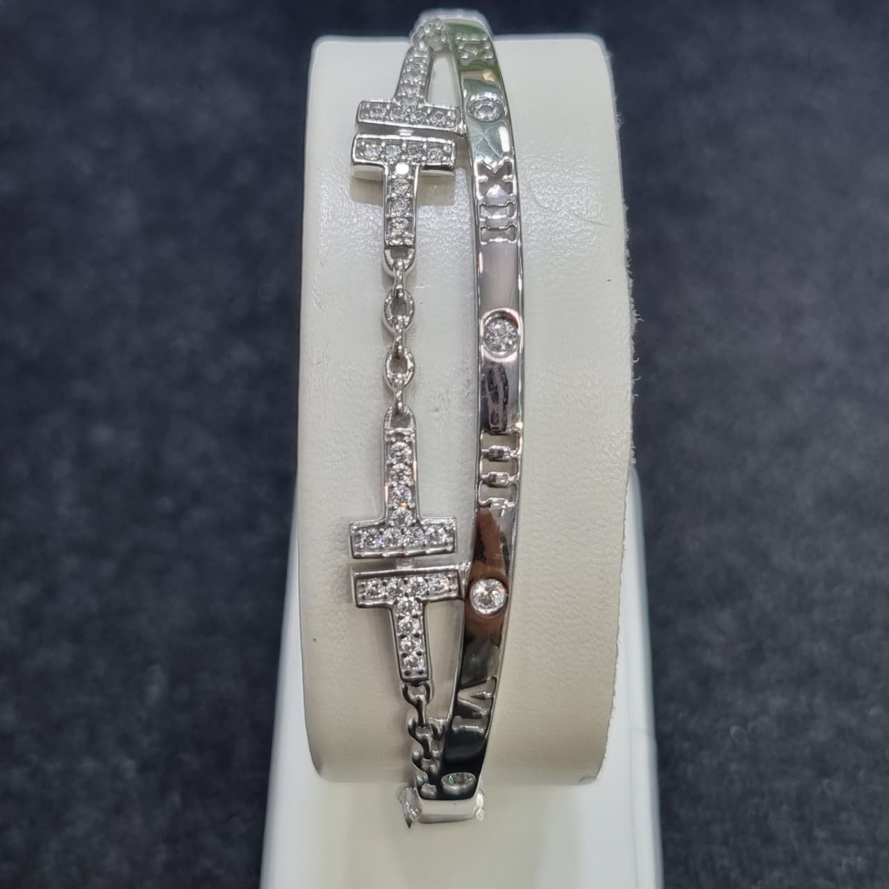 GELANG B TIFFANY 2 RING CARTIER ROMAWI