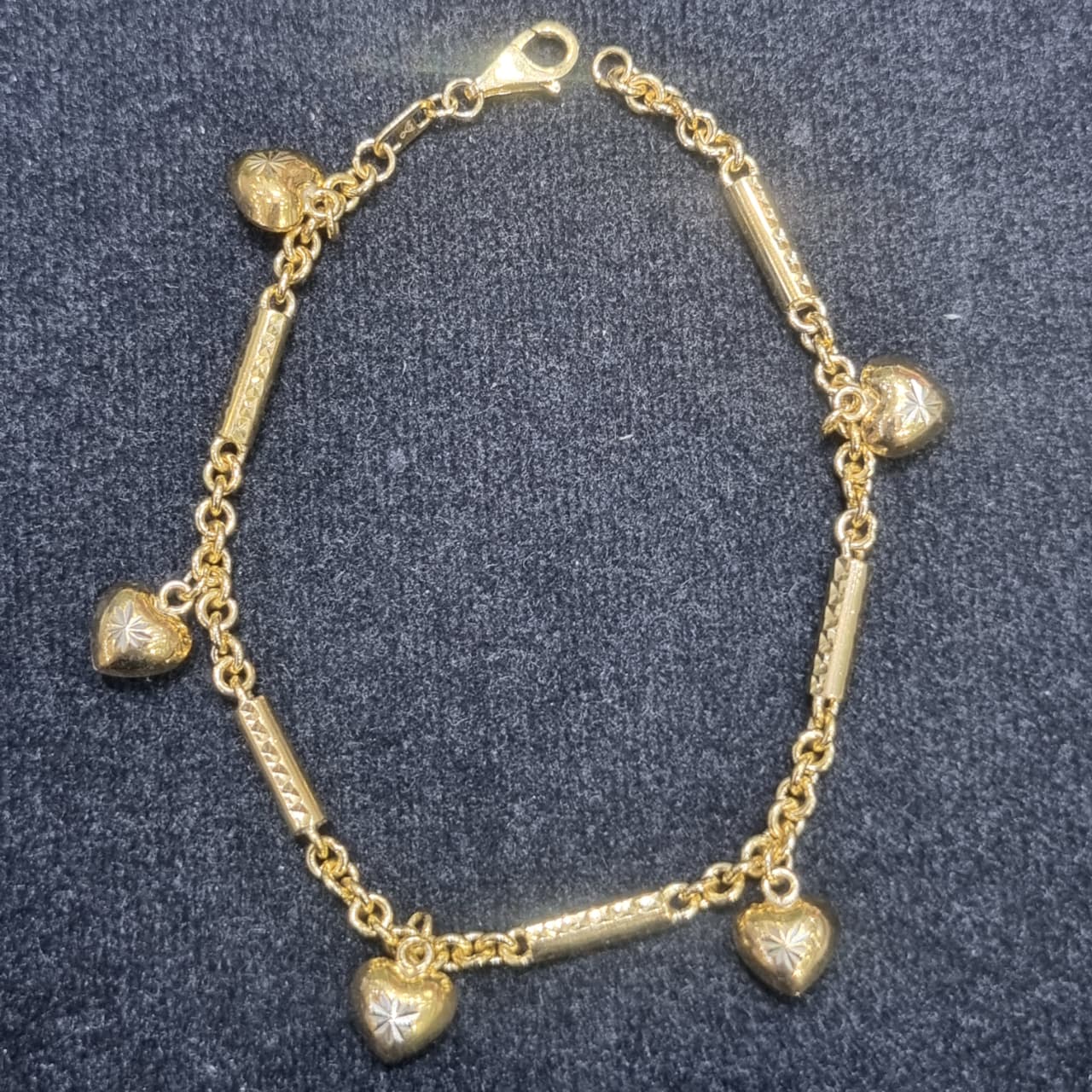 GELANG R 5 LOVE UKIR TABUNG UKIR