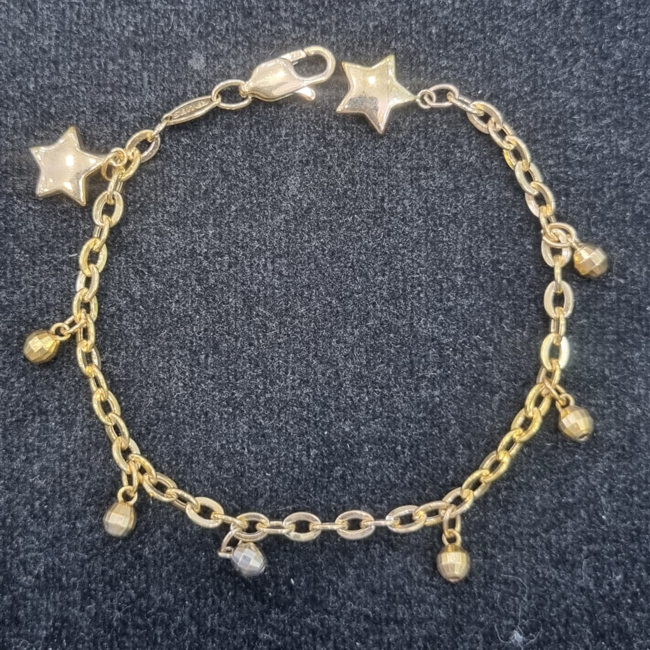 GELANG R NORI 2 BINTANG 6 BOLA  UKIR