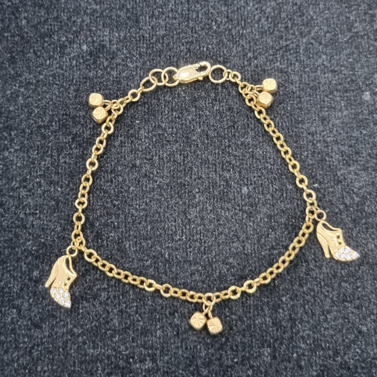 GELANG R NORI 2 HEELS 6 DADU UKIR