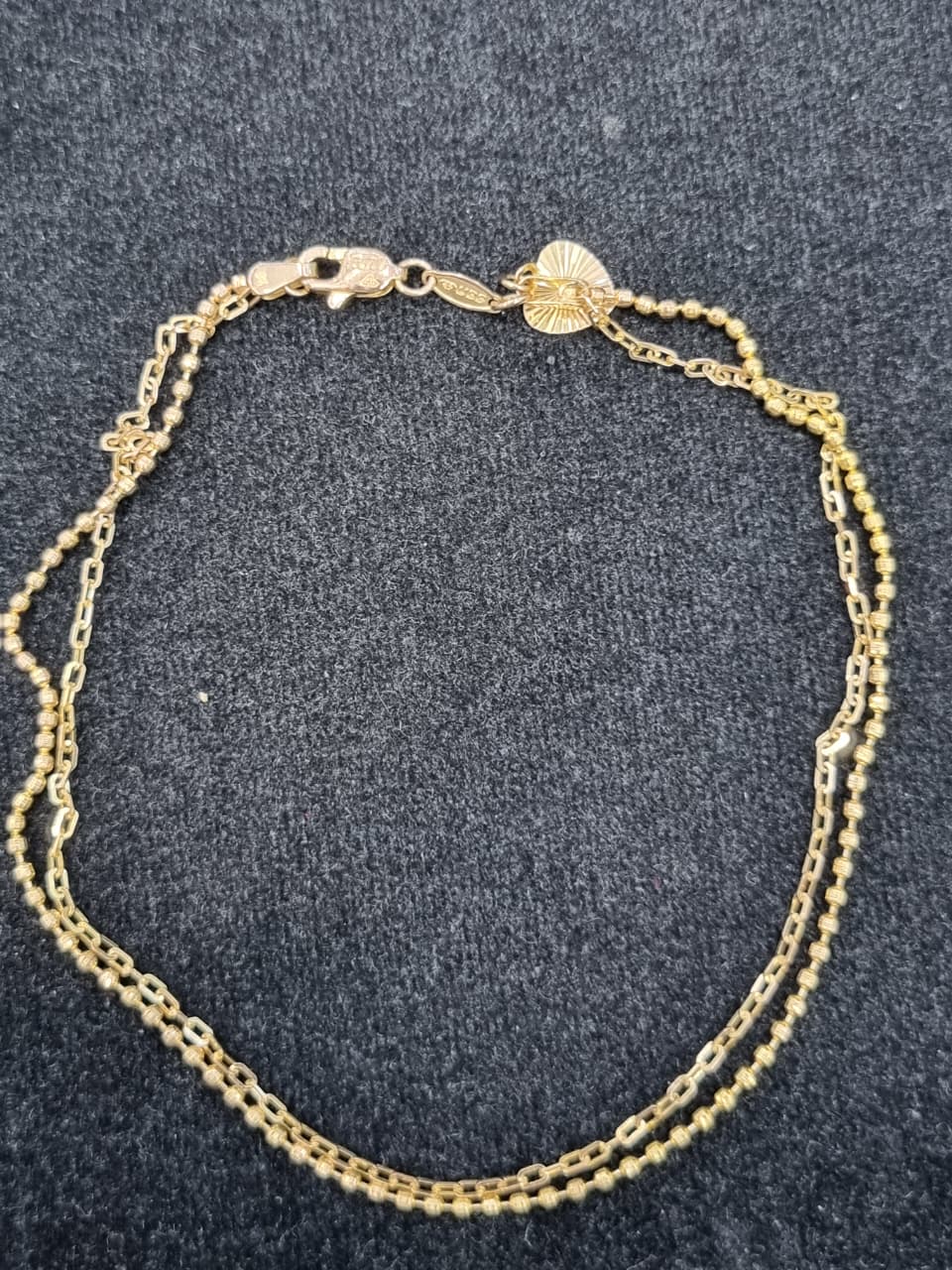GELANG KAKI 2 LAYER BIJI LADA 1FM